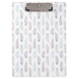 Feathers pattern clipboard