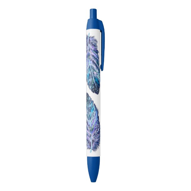 Feathers Pen - Your Colors / Text (Bottom (Vertical))