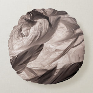 Feathers Round Cushion