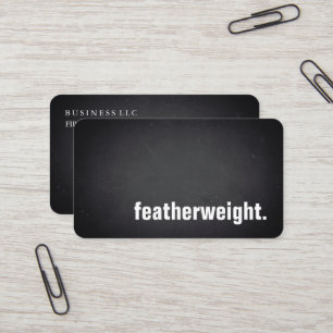 featherweight. Modern Blackboard Professional Business Card
