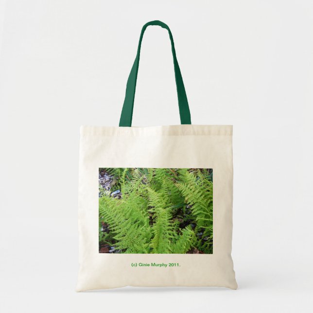 Feathery Ferns Tote Bag (Front)