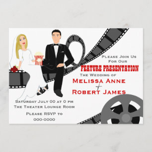 Feature Presentation Wedding Invitation