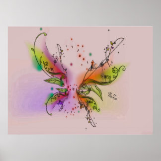 Features Artwork by BoZo Poster