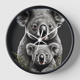 Featuring Mother and Joey Wall Clock