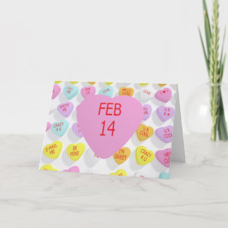feb 14 on big heart for a card