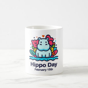 Feb 15th Hippo Day Coffee Mug