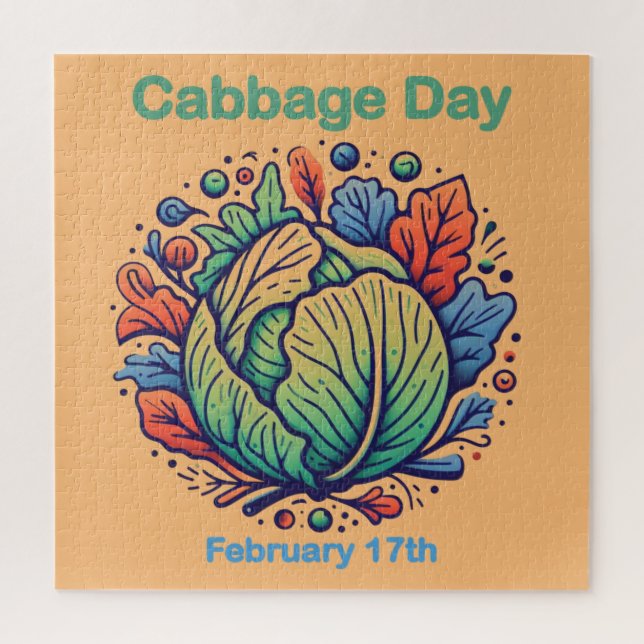 Feb 17th - Cabbage Day Jigsaw Puzzle (Vertical)