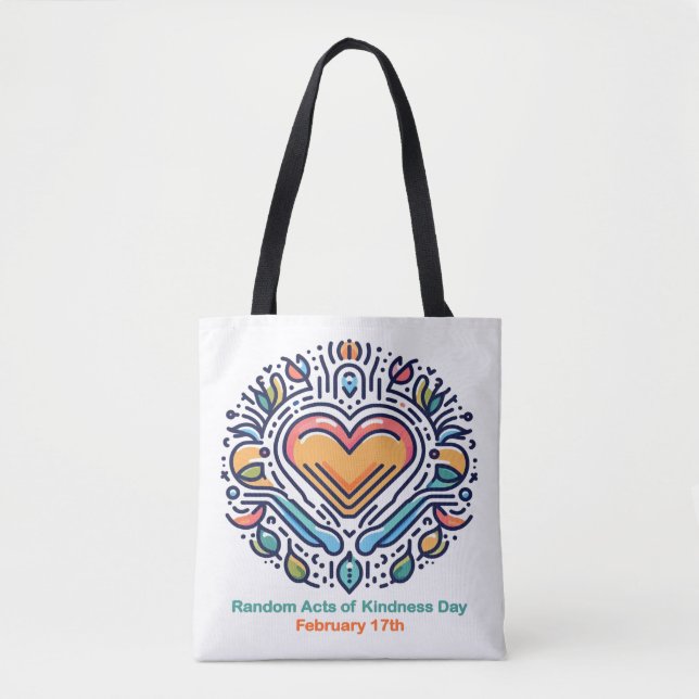 Feb 17th Random Acts of Kindness Day Tote Bag (Front)