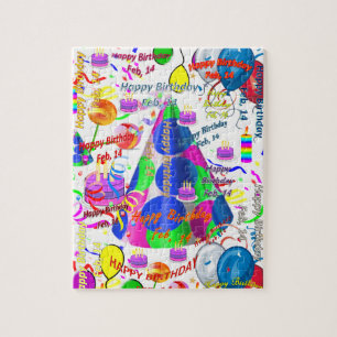 February, 14 Birthday Jigsaw Puzzle