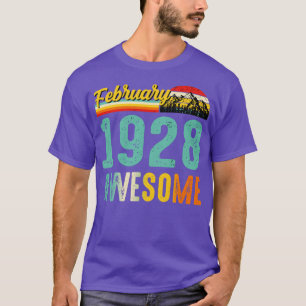 February 1928 Birthday Gift Shirt Vintage February