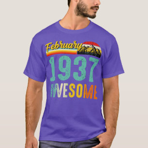 February 1937 Birthday Gift Shirt Vintage February