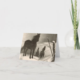 February, 1941 by Grant Wood Thank You Card