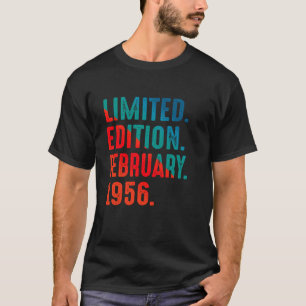 February 1956 Year 1956 Retro 1956 Limited Edition T-Shirt