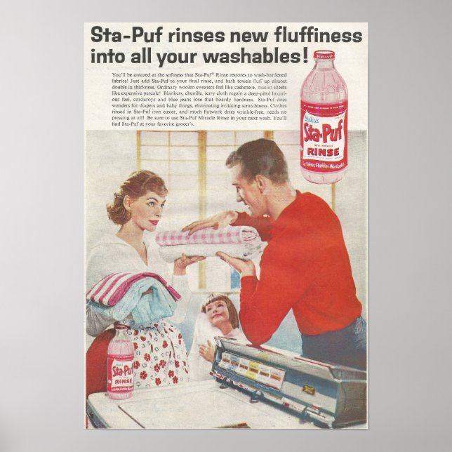 February 1960 Ad Sta Puf Poster (Front)