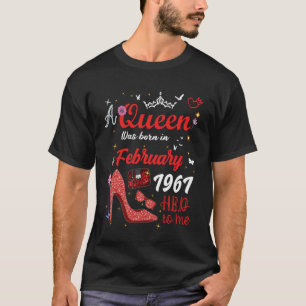 February 1961 Birthday This Queen was Born in Febr T-Shirt