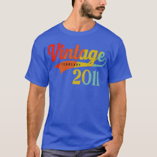 February 2011 Birthday Vintage February 2011 Aweso T-Shirt