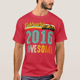 February 2016 Birthday Gift Shirt Vintage February