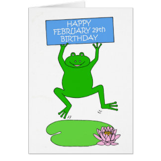 February 29th Greeting Cards | Zazzle.co.uk