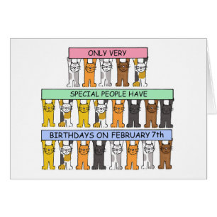 February 7th Birthday Cats