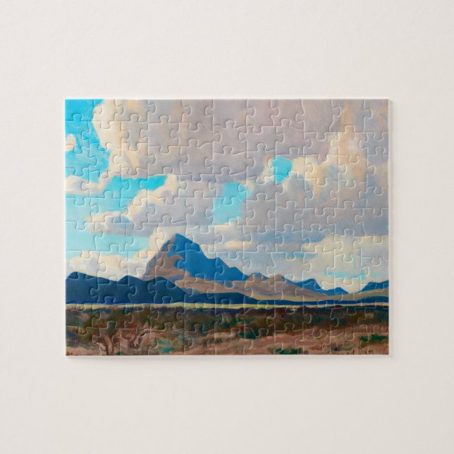 February Afternoon, Tucson Mountains by Dixon Jigsaw Puzzle (Horizontal)
