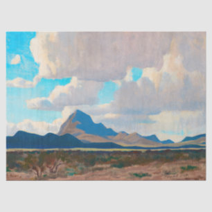 February Afternoon, Tucson Mountains by Dixon Tissue Paper