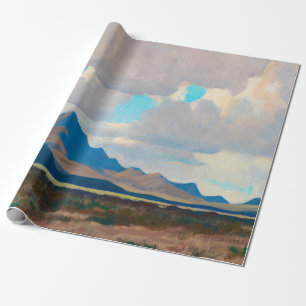 February Afternoon, Tucson Mountains by Dixon Wrapping Paper