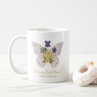 February Birth Flower Coffee Mug