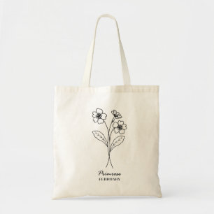February Birth Flower   Primrose Tote Bag