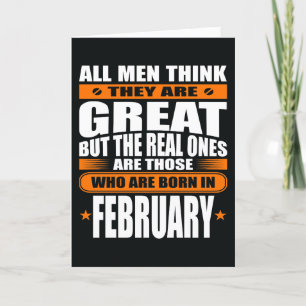 February Birthday (Add Your Text) Card