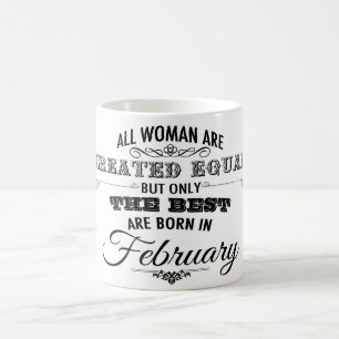 February Birthday Mug
