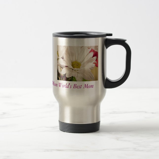 February Flowers Travel Mug (Right)