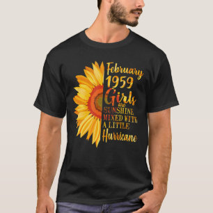 February Girls 1959 Shirt 64th Birthday Gifts 64 Y
