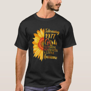 February Girls 1977 Shirt 46th Birthday Gifts 46 Y