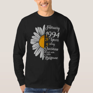 February Girls 1994 Shirt 29th Birthday Gifts 29 Y
