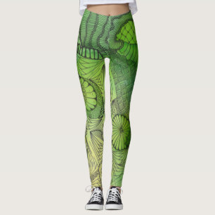 February Green Leggings