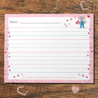 February Handwriting Practice Notepad | Early Ed