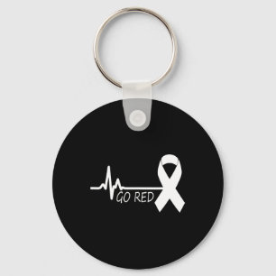 February Heart Health Month American Heart Health Key Ring