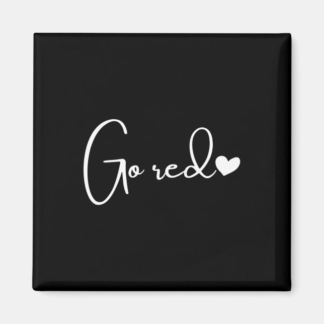 February Heart Health Month American Heart Health  Magnet (Front)