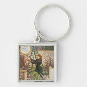 February Key Ring