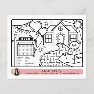 february realtor open house colouring activity pag