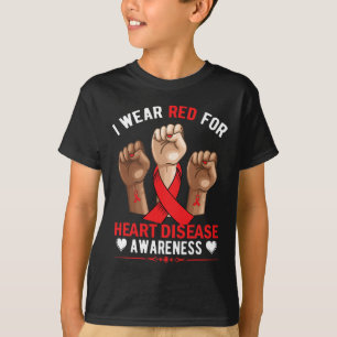 February We Wear Red Heart Disease Awareness Ameri T-Shirt