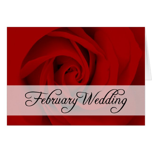 February Wedding : rose of the season : (Front Horizontal)