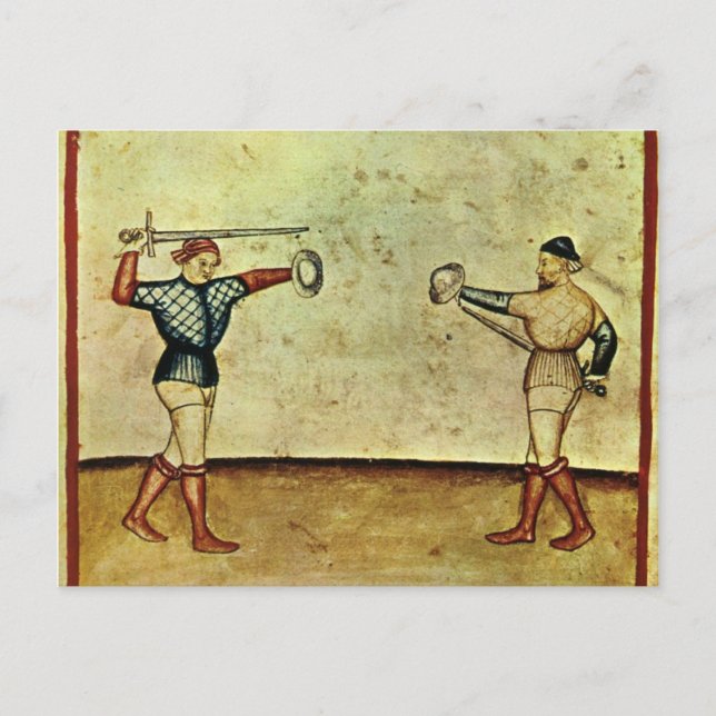 Fechtbuch Postcard (Front)
