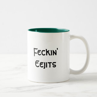 Feckin' Eejits Two-Tone Coffee Mug