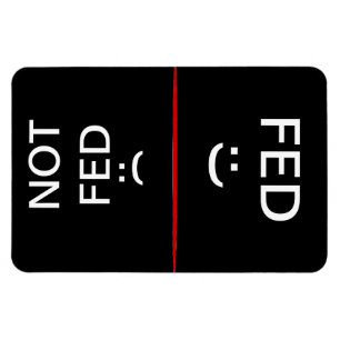 Fed and Not Fed large magnet