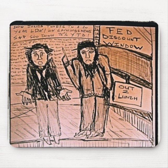 FED Discount Window Mouse Mat (Front)