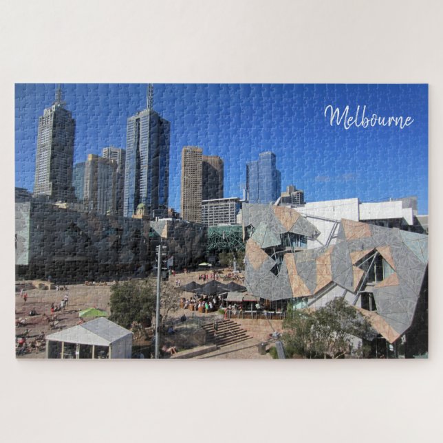 fed square skyline jigsaw puzzle (Horizontal)