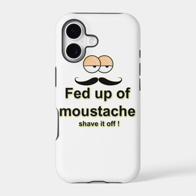 Fed up of moustache , shave it off (Back)
