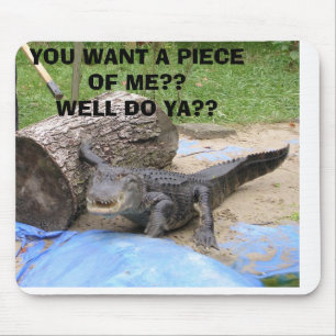 feddings 005, YOU WANT A PIECE OF ME??WELL DO YA?? Mouse Mat