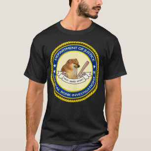 Federal Bonk Investigations Cheems Doge Meme T-Shirt